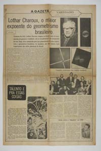 Lothar Charoux, o maior expoente do geometrismo brasileiro