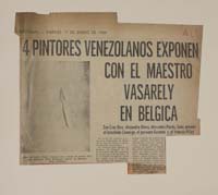 4 OINTORES VENEZOLANOS EXPOEN CON EL MASESTRO VASARELY EN BELGICA